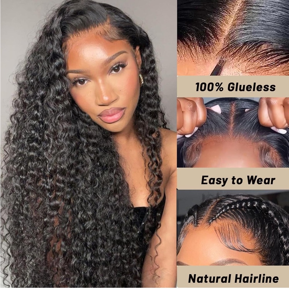 Glueless Wigs Human Hair Pre Plucked Pre Cut 5x5 HD Lace Closure Wigs Human Hair